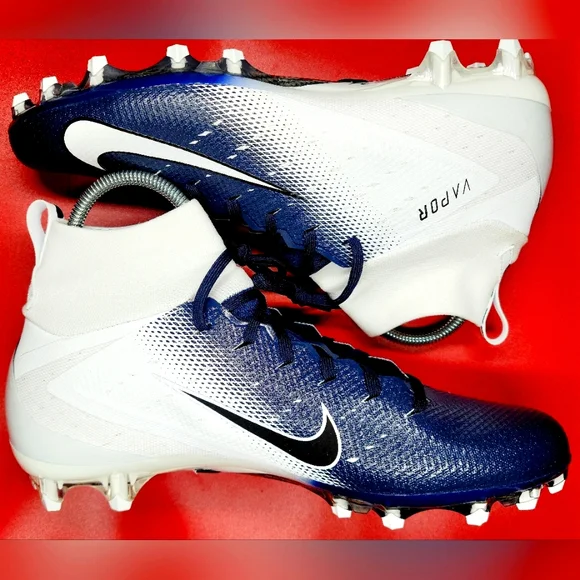 Nike Vapor Untouchable Pro TD 3 White Navy BlueFootball Cleats Sz13 AO3021-102